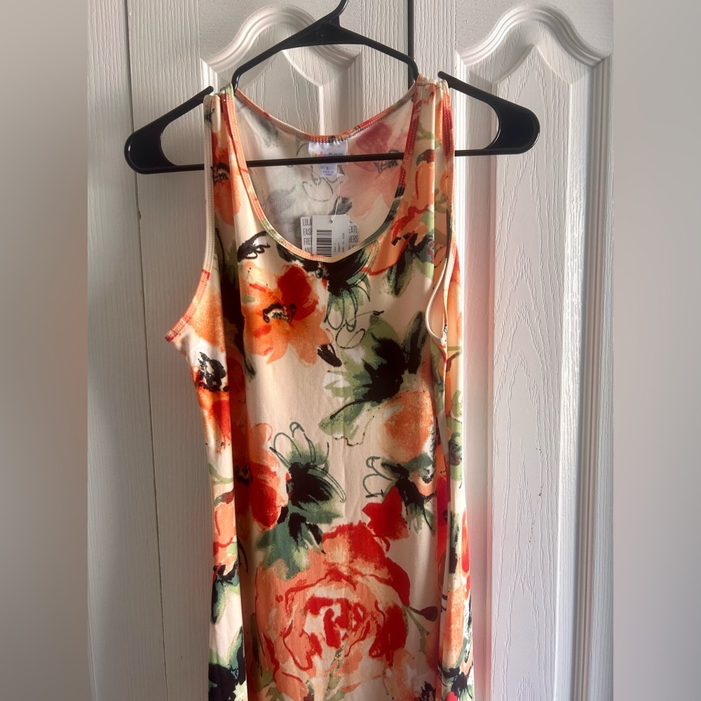 LuLaRoe Floral Maxi Dress in Women’s Sz Large NWT - Picture 2 of 5